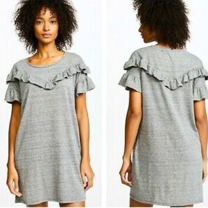 Paige Adalie Ruffle T-Shirt Dress S. large.